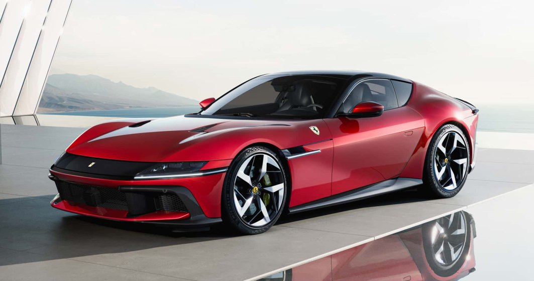 GALERIE FOTO | Ferrari se opune modernități cu un nou supercar cu motor V12, ca în vremurile bune