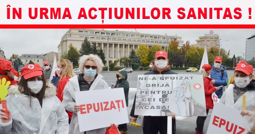Sindicatele din Sănătate protestează față de înghețarea salariilor bugetarilor