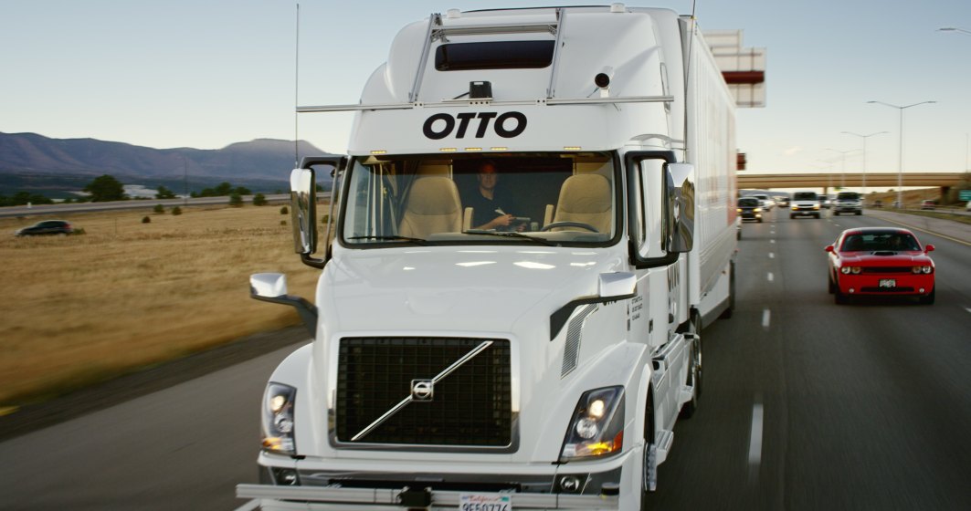 Otto a efectuat primul transport de marfa din lume cu un camion fara sofer