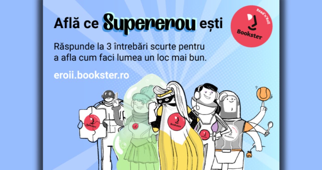 (P) Bookster te invită să afli ce supererou ești