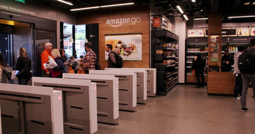Amazon a deschis la Londra un supermarket "fără contact" şi fără case de marcat