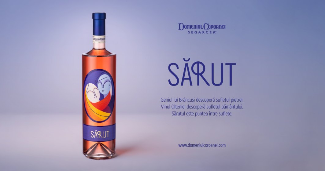 (P) Domeniul Coroanei Segarcea lansează vinul SĂRUT, un omagiu adus lui Brâncuși