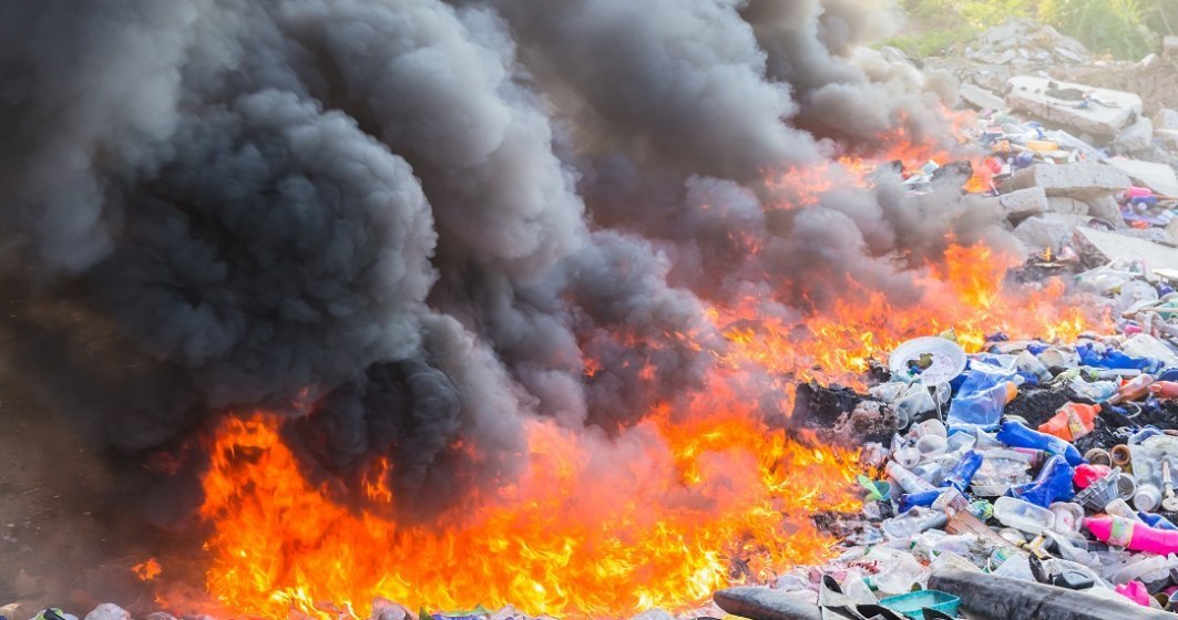 Garda de Mediu a identificat arderi ilegale de deșeuri în județul Ilfov