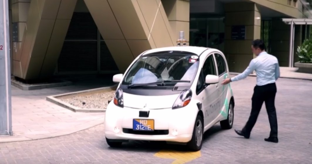 Masinile autonome sunt deja pe strazi. O companie din Singapore testeaza primele taxiuri fara sofer