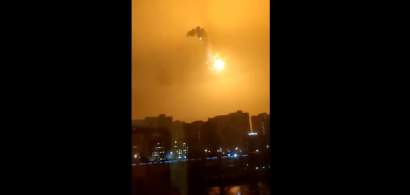 BREAKING | Explozii pe cerul Kievului. O aeronavă sau o rachetă a fost doborâtă