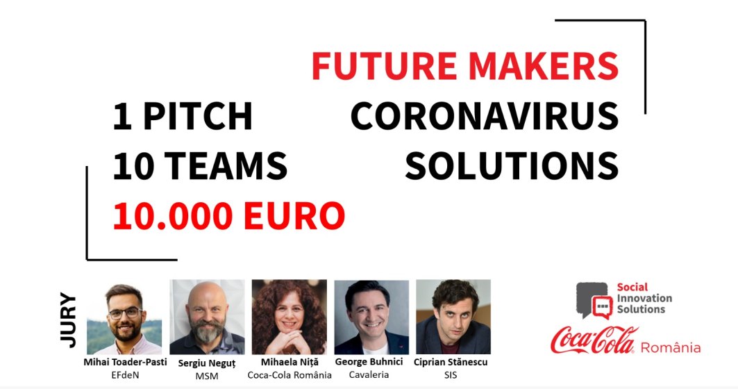Pitch day: 10.000 euro pentru soluții la Coronavirus 