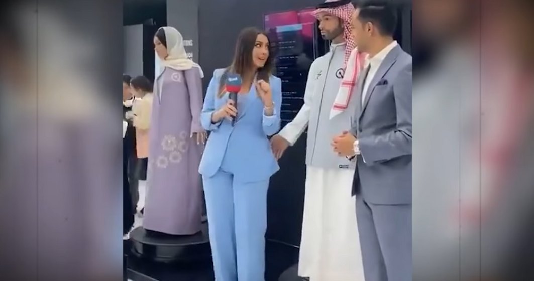 VIDEO  Primul robot ”bărbat” din Arabia Saudită s-a... ”defectat” în prezența unei jurnaliste