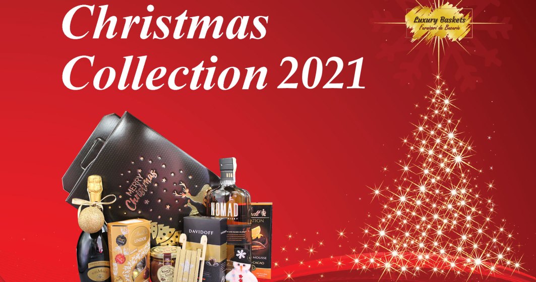 LuxuryBaskets.ro lansează colecția de Coșuri Cadou Gourmet Crăciun 2021!
