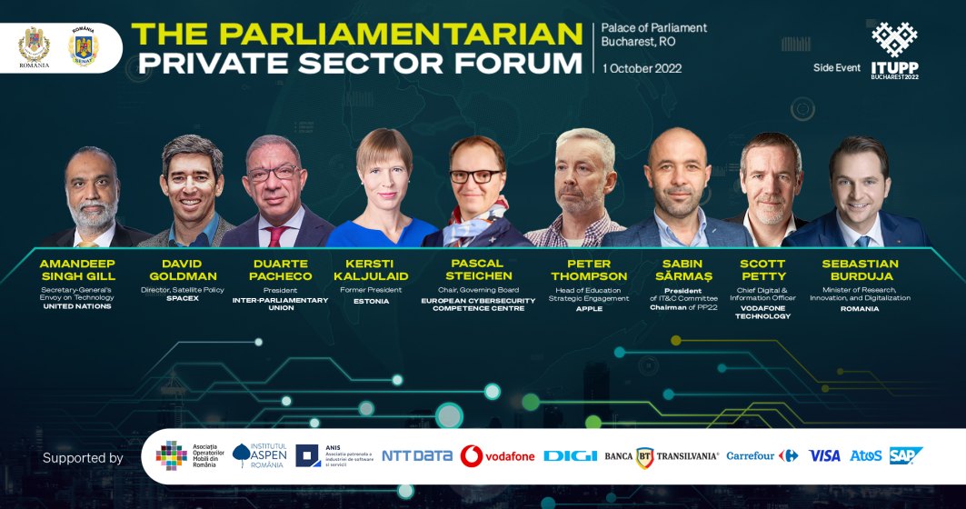 The Parliamentarian – Private Sector Forum reunește la București experți globali în tehnologie și parlamentari de pe întreg mapamondul