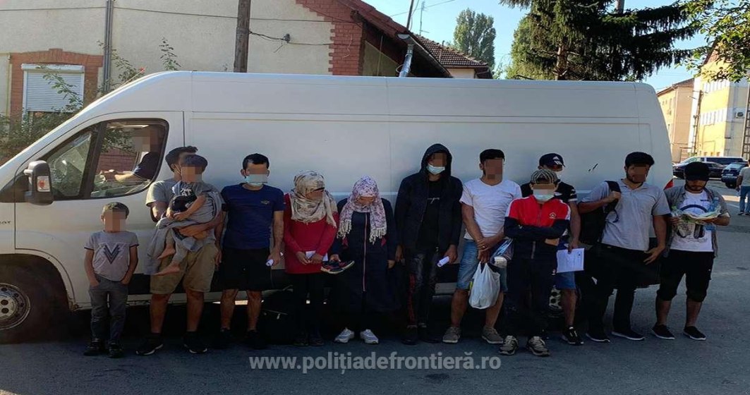 Migranți sirieni, reținuți pentru traversarea ilegală a României