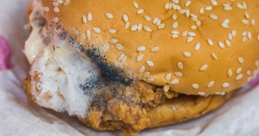 Un burger cu mucegai a devenit dovada fast-food-ului sănătos