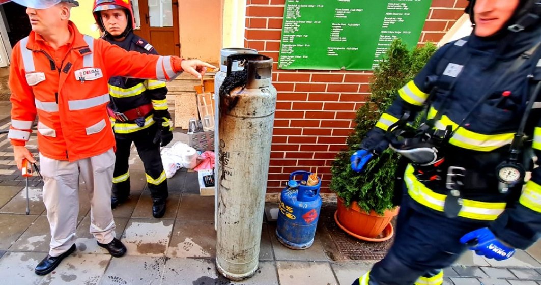 Explozie la o pizzerie din Paşcani, județul Iași. În interior se aflau două butelii de GPL