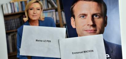 Emmanuel Macron şi Marine Le Pen se califică în turul al doilea al...