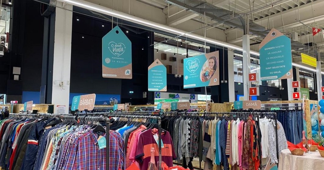 Auchan lansează un nou program pentru haine second-hand