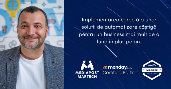 Adrian Alexandrescu, CEO Mediapost Martech, despre automatizarea afacerii:...