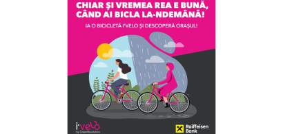 Bucureștenii sunt așteptați să pedaleze cu bicicletele Ivelo din parcurile...