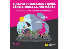 Bucureștenii sunt așteptați să pedaleze cu bicicletele Ivelo din parcurile...