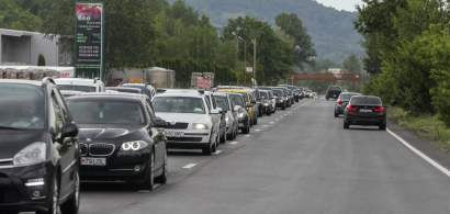 Aglomerație în drumul spre Capitală: Poliţiştii recomandă deplasarea pe rute...