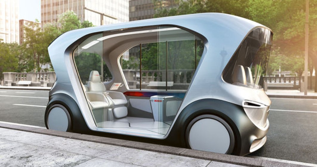 Solutie germana pentru transportul urban: Bosch a dezvoltat conceptul unui shuttle electric si autonom