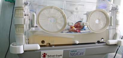 Organizatia Salvati Copiii a donat un incubator performant maternitatii...