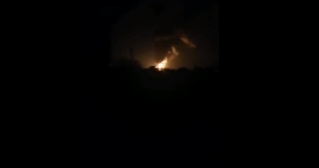 Explozii puternice luminează cerul Kievului: zona exploziei ar fi la circa 20 de kilometri de centrul capitalei