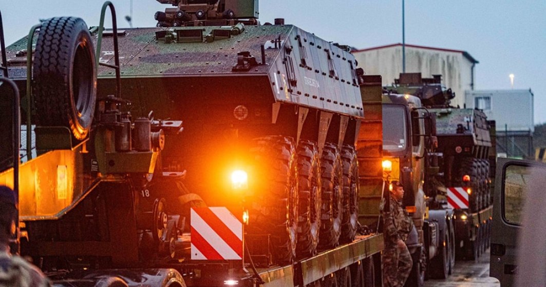 MApN: Un convoi de tehnică militară francez a intrat în România