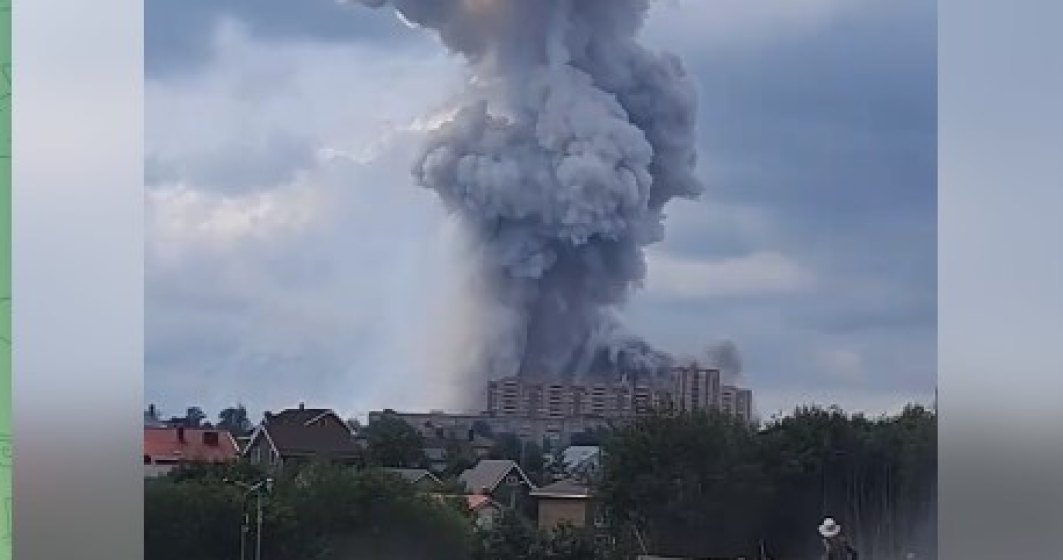 Explozie puternică în Rusia, la o fabrică de lângă Moscova: cel puțin 45 de răniți