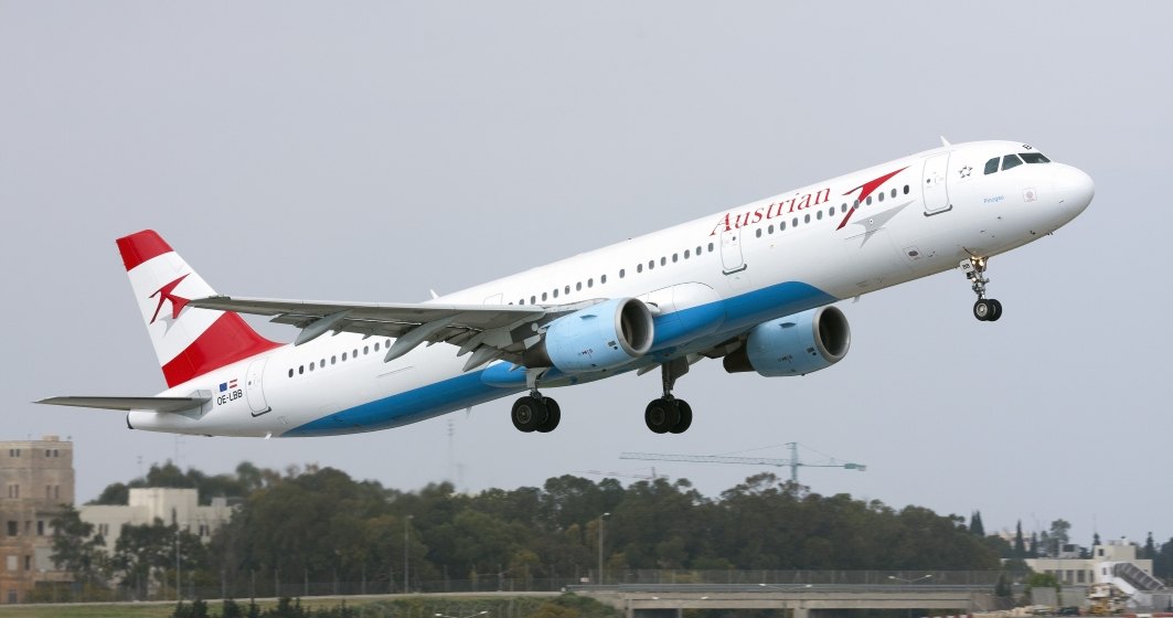 Austrian Airlines suspendă toate zborurile din cauza scăderii rapide a cererii pentru călătorii cu avionul