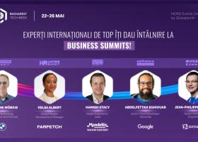 Speakeri mondiali de top, prezenți la cele cinci summituri de business...