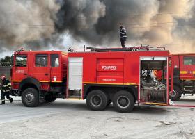 Incendiu de proporții lângă București, în Glina. A fost transmisă avertizare...