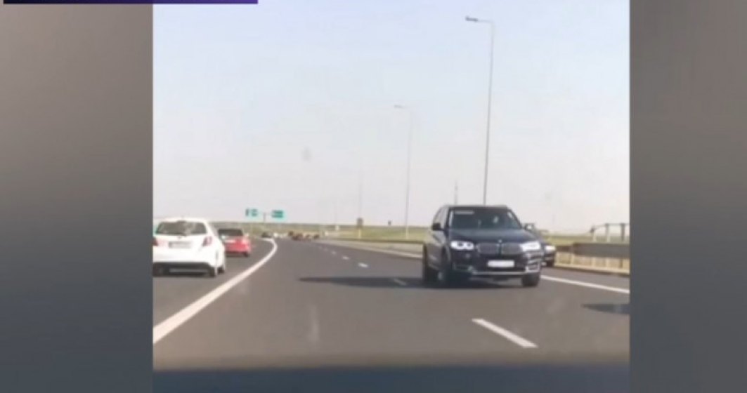 VIDEO. Mașini filmate în timp ce merg pe contrasens pe Autostrada Soarelui