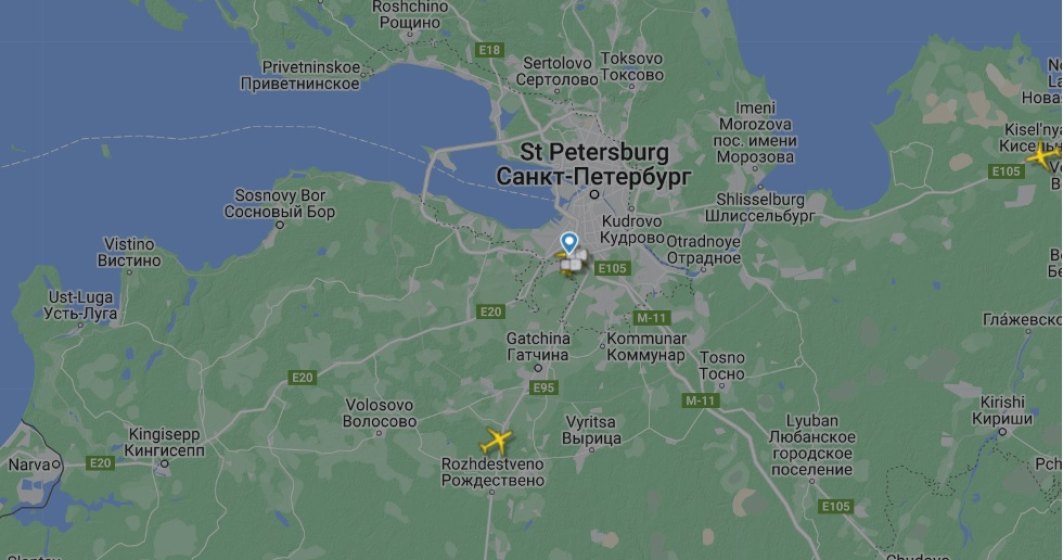 Spațiul aerian al Santk Petersbugului a fost închis după ce au fost detectate aparate de zbor neidentificate