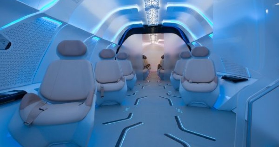 BMW Group Designworks a desenat interiorul capsulei de pasageri pentru Dubai Hyperloop