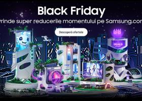 Black Friday 2023 la Samsung: promite reduceri de până la 1.100 de lei la...