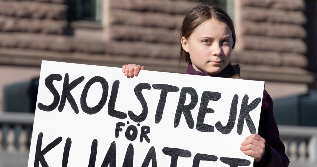 Greta Thunberg si-a inregistrat numele si miscarea sa pentru clima ca marci comerciale