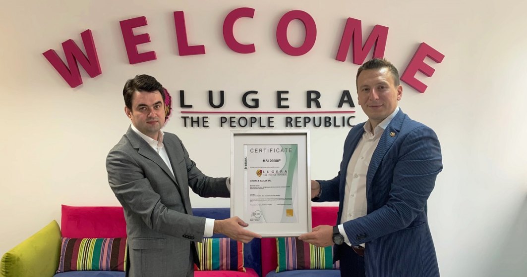 Lugera - The People Republic anunță obținerea primei certificări MSI 20000 din România