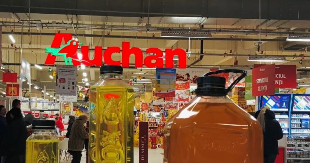 Hipermarketurile Auchan au colectat 10.000 de litri de ulei alimentar uzat in 5 saptamani