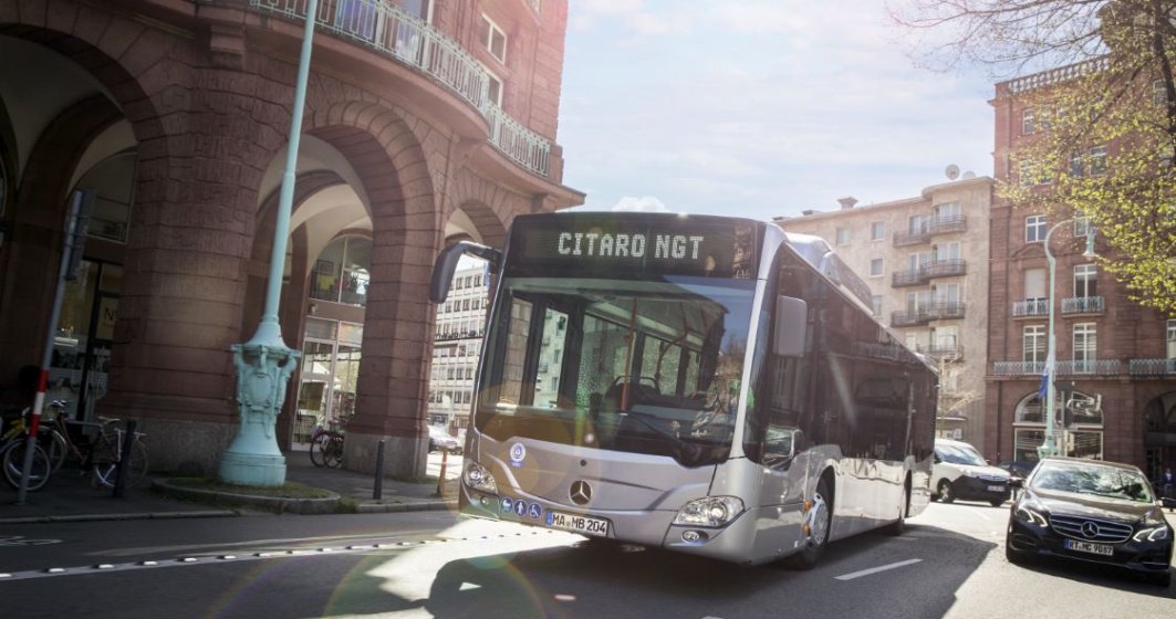 Mercedes-Benz a testat Citaro NGT, autobuz propulsat cu motor pe gaz natural comprimat, pe rutele de transport in comun din Bucuresti