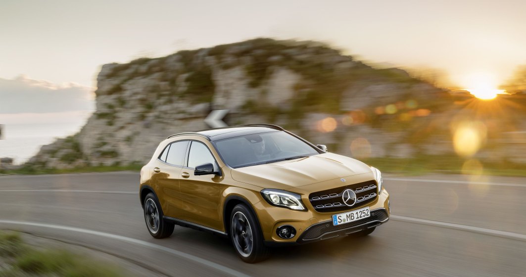 Mercedes-Benz GLA primeste un facelift si noi motorizari. Pretul de pornire este de 29.300 euro
