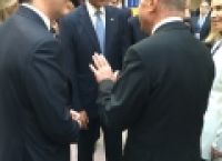 Poza 4 pentru galeria foto FOTO Dialog intre Traian Basescu si Barack Obama, la Summitul Securitatii Nucleare de la Haga
