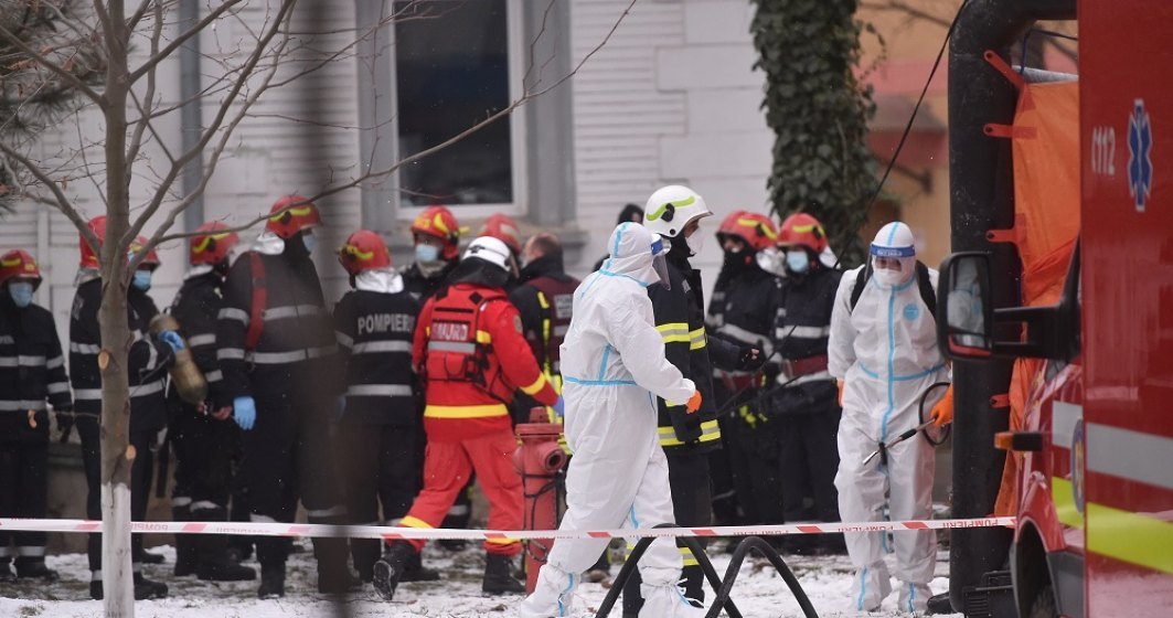 Anchetatorii reiau cercetarea la faţa locului în cazul incendiului de la 'Matei Balş'