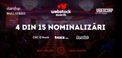 Patru producții marca VideoCorp by InternetCorp, nominalizate la Webstock...