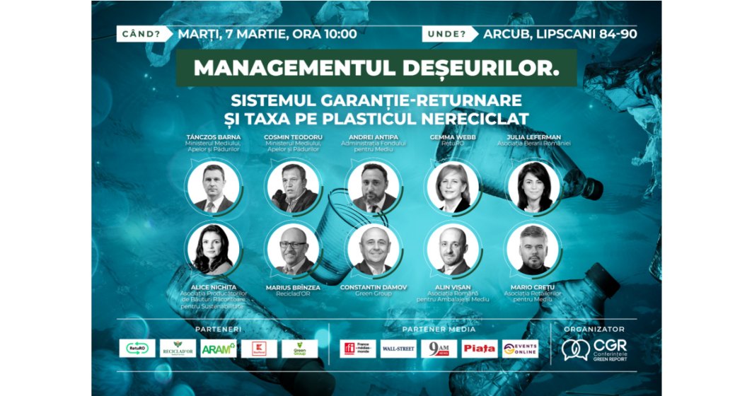 Managementul deșeurilor: Sistemul Garanție-Returnare și taxa pe plasticul nereciclat