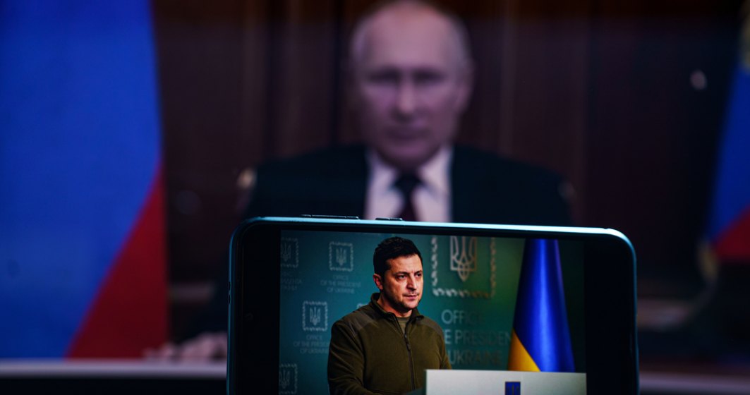 Videoclipuri trucate (deepfake) cu Putin și Zelenski, folosite în războiul din Ucraina