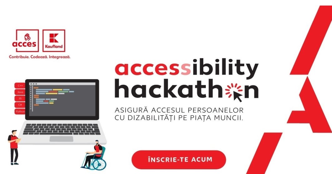 (P) Pasionat de tehnologie? Asigură accesul persoanelor cu dizabilități pe piața muncii, alături de Kaufland România