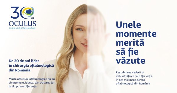 OCULUS, de 30 de ani lider în chirurgia oftalmologică din România - 40.000 de...