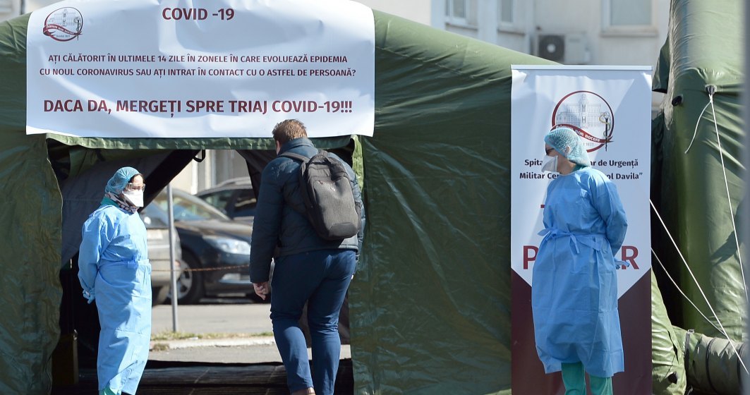 Trei spitale din București vor trata numai pacienți cu forme medii și grave de COVID-19