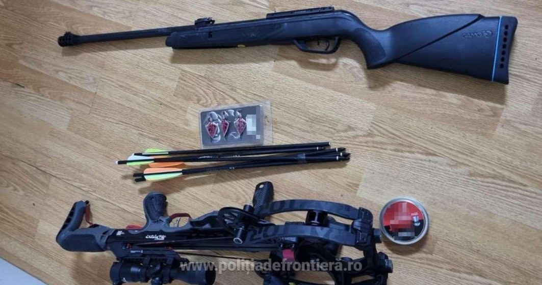 Un american a încercat să intre în România cu o mașină furată, plină de arme