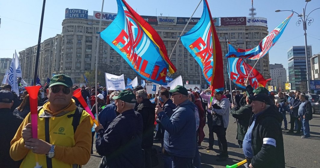 Urmează noi proteste în București. Sindicaliștii din construcții ies în stradă, nemulțumiți de eliminarea facilităților fiscale. „Este momentul să luptăm pentru drepturile noastre”