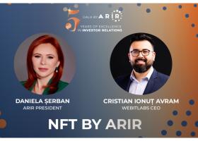 ARIR marchează 5 ani de activitate și lansează o colecție de NFT-uri împreună...